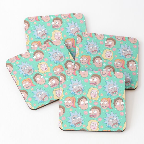 Rick and Morty Fam Coasters (Set of 4)