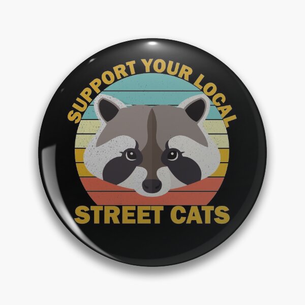 Item preview, vintage Support Your Local Street Cats designed and sold by thehafdesigner.