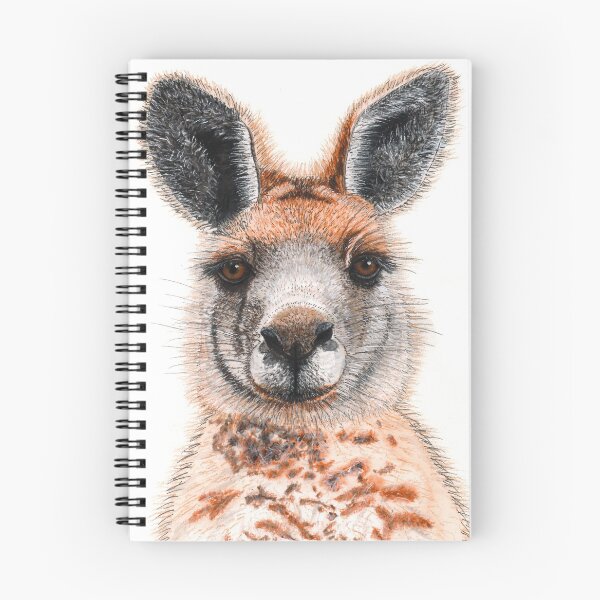 Aperçu de l'œuvre Kangourou Animal australien Faune indigène créée et vendue par blueidesign.