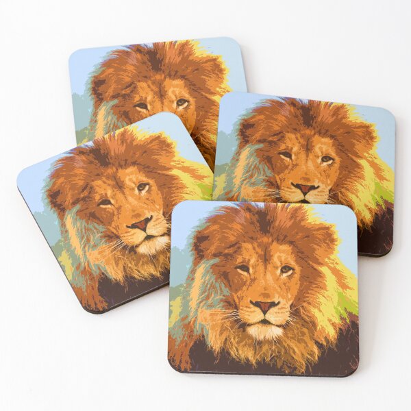 Item preview, Lion face designed and sold by Oxanashekh.