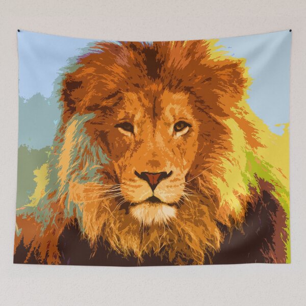 Item preview, Lion face designed and sold by Oxanashekh.