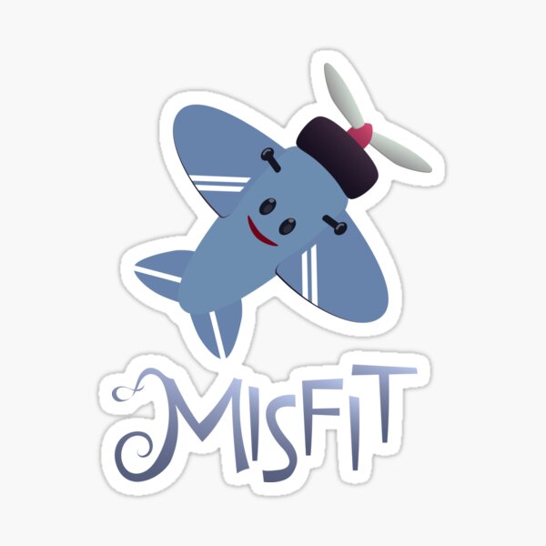 Item preview, Misfits - Plane designed and sold by jpenfield designs.