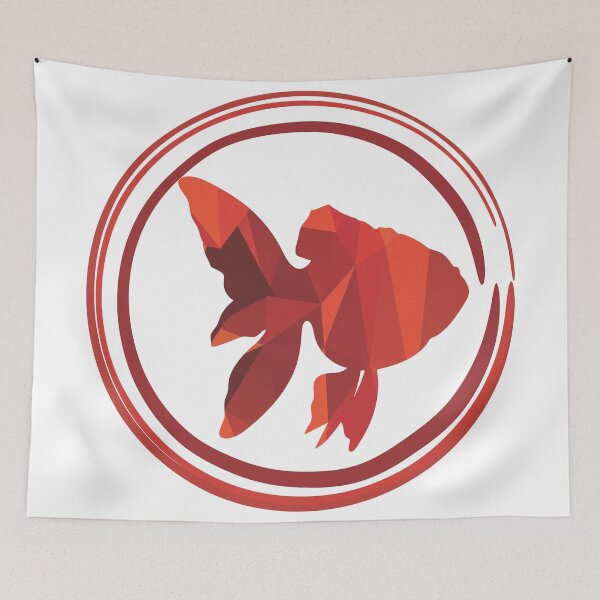 Item preview, simple 3D koi or golden fish logo and vector illustration designed and sold by asep sarifudin.