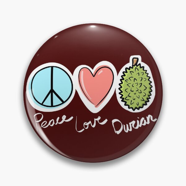 Item preview, Peace Love Durian designed and sold by SubtleSplit.