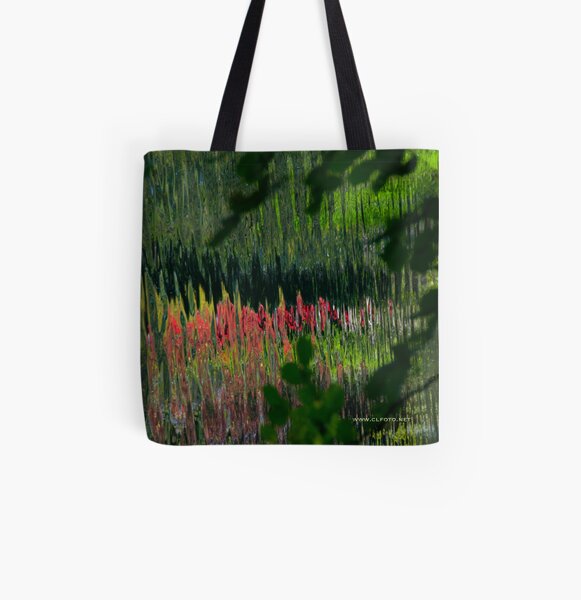 Study in Pink and Green All Over Print Tote Bag