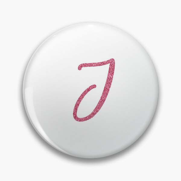 Item preview, Pink Glitter Letter "J" designed and sold by QthePhotog.