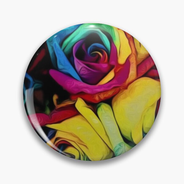 Item preview, Roses painted in rainbow designed and sold by WizkidDiZines.