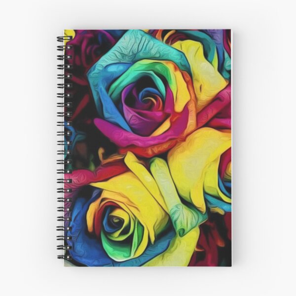 Item preview, Roses painted in rainbow designed and sold by WizkidDiZines.