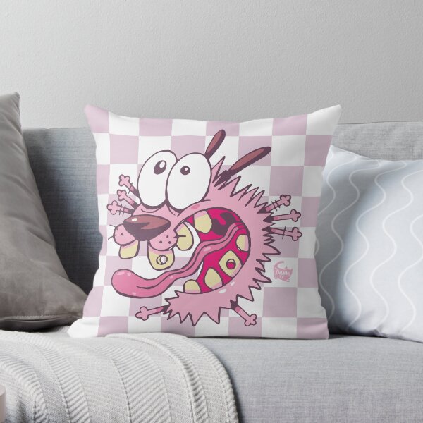 Courage Scream Throw Pillow