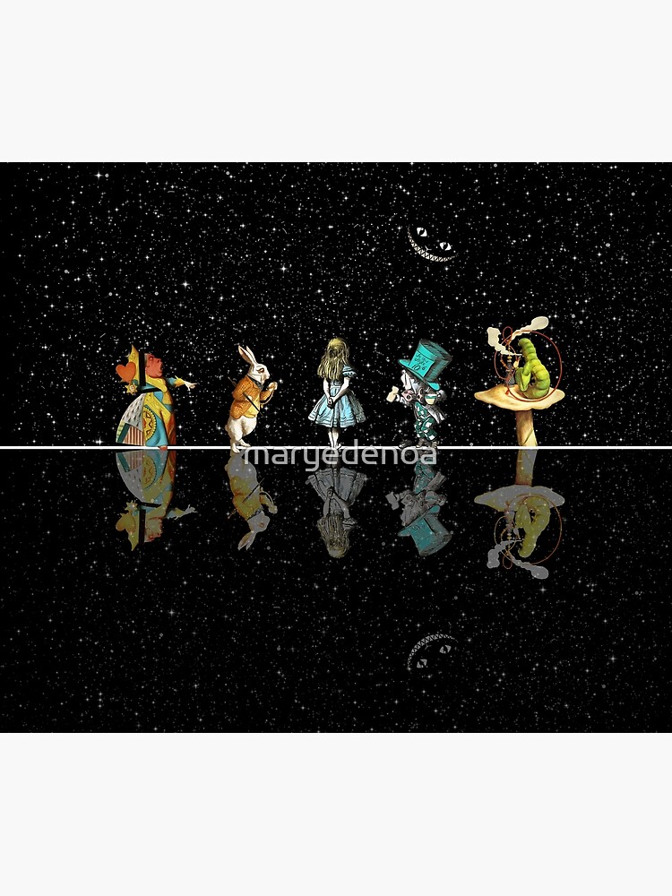 Wonderland Starry Night - Alice In Wonderland by maryedenoa