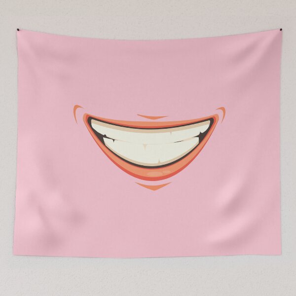 Item preview, HAPPY MEN MOUTH face mask cool desings. designed and sold by Edgy DESIGNS.