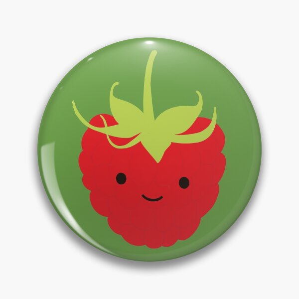 Item preview, Cute Kawaii Red Raspberry designed and sold by Hedgie Designs.
