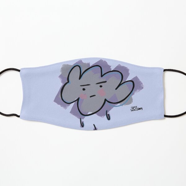 Grumpy Rain cloud Kids Mask