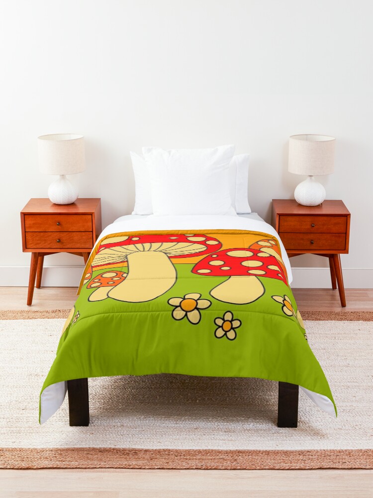 Alternate view of Mushrooms Comforter