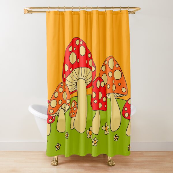 Mushrooms Shower Curtain