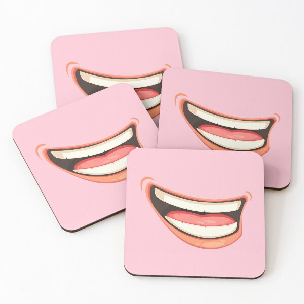Item preview, LAUPHING MEN MOUTH face mask cool desings. designed and sold by Edgy DESIGNS.