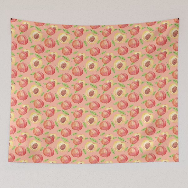 Item preview, peach watercolor pattern designed and sold by gata-iris.