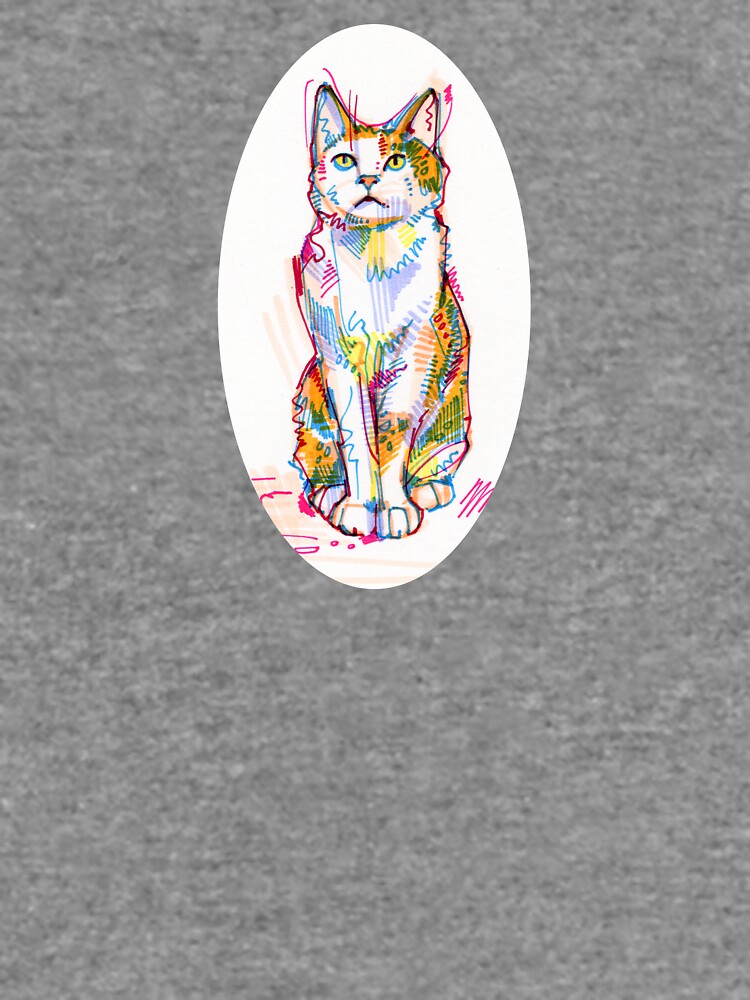 Cat Drawing - 2011 by gwennpaints