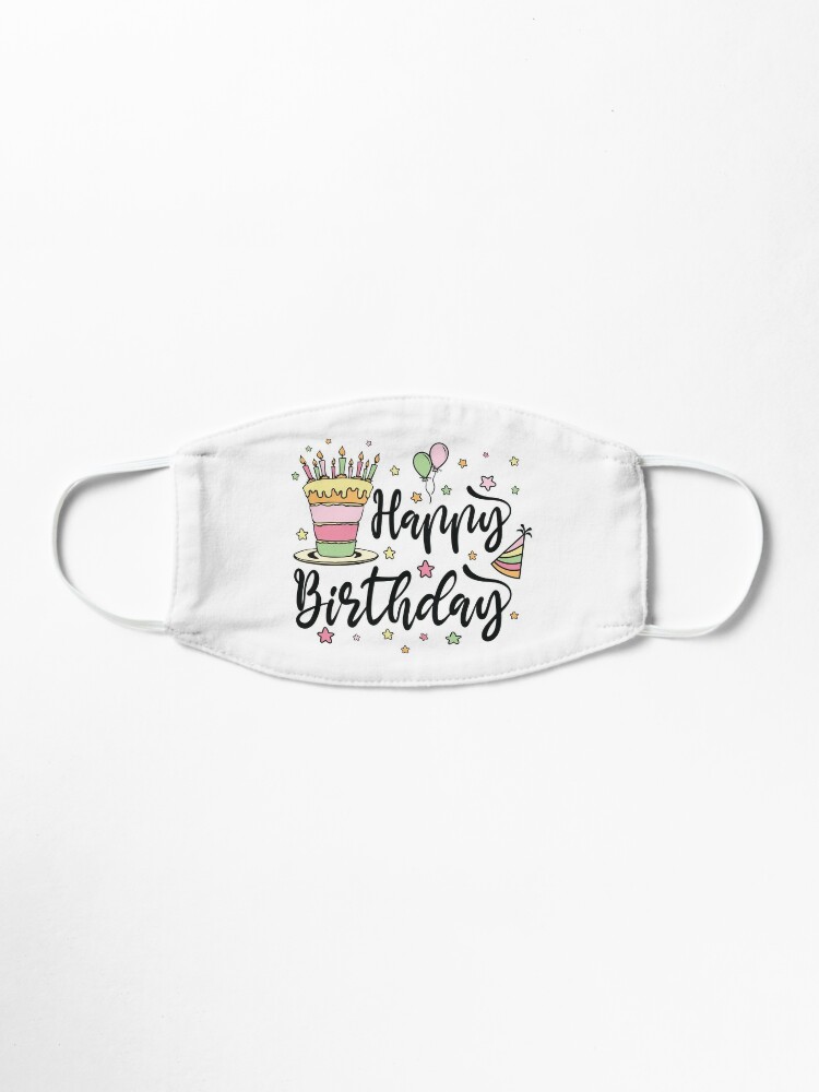 Masque Bon Anniversaire Par D3xpert Redbubble