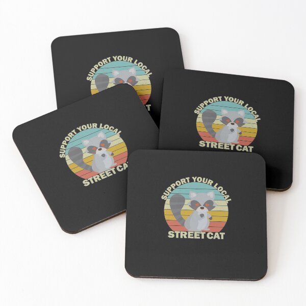 Item preview, vintage Support Your Local Street Cats designed and sold by thehafdesigner.