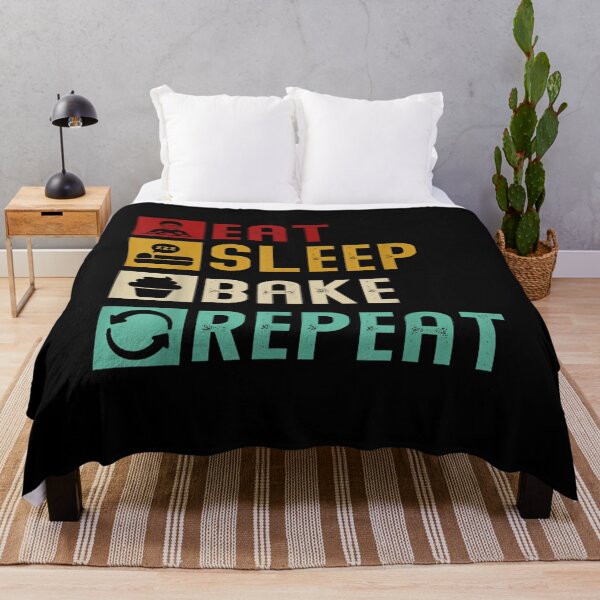 Item preview, Eat Sleep Bake Repeat Funny Baking Baker Bakery designed and sold by corbin889.