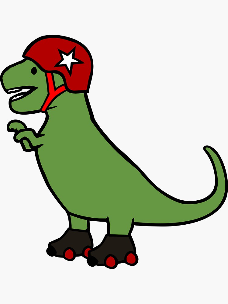Roller Derby T-Rex by jezkemp