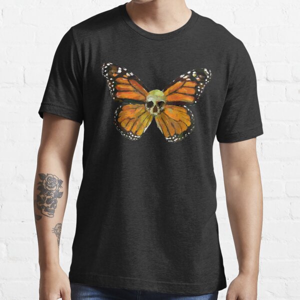 butterfly skull t shirt