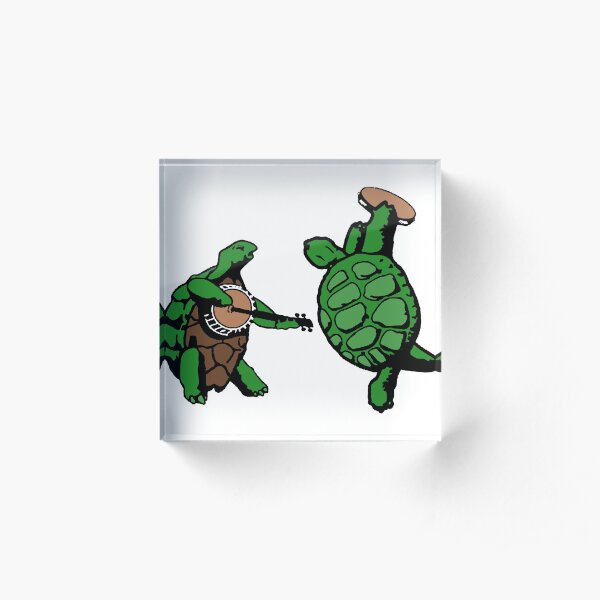 Terrapin Station Turtles Acrylic Block