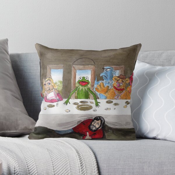 The Last Mupper Throw Pillow