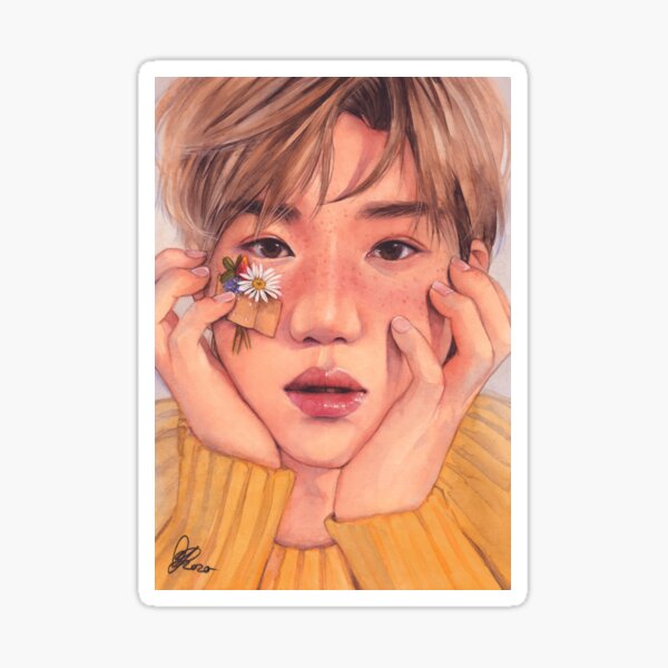 Flowerboi quay Sticker