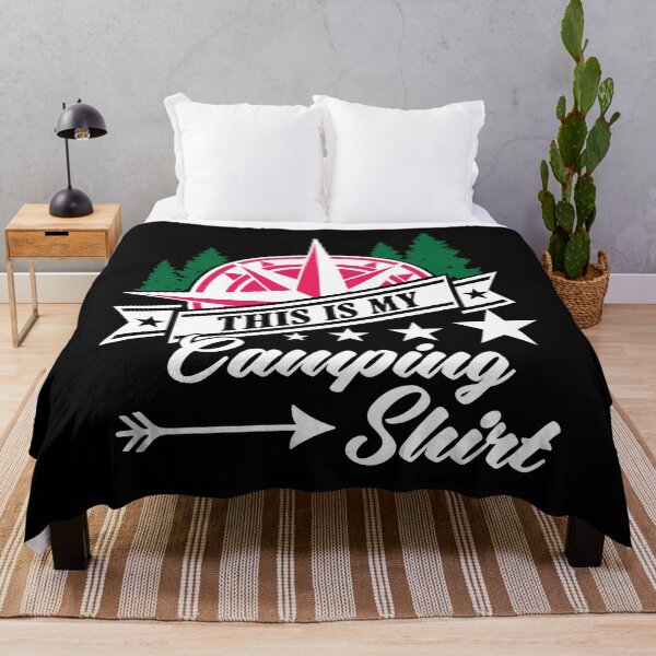 Item preview, Funny This Is My Camping Shirt designed and sold by Tee Kaboom!.
