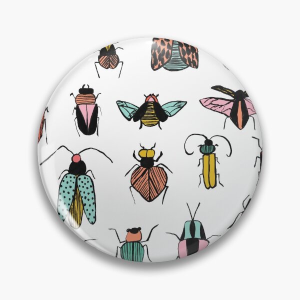 Item preview, Painted Bugs and Insects Pattern - Bright  designed and sold by gabrielleneil.