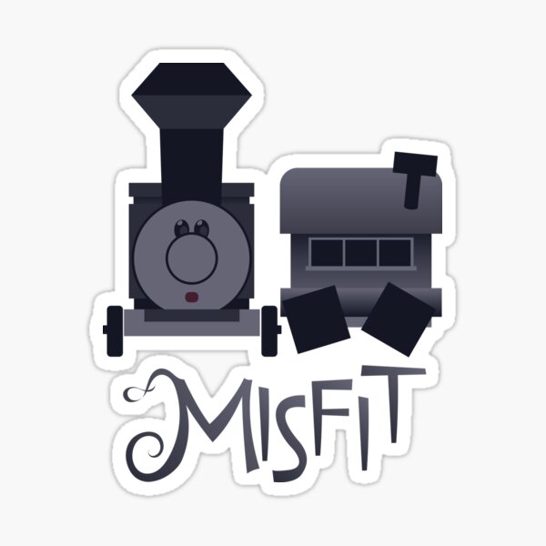 Item preview, Misfits - Square-Wheeled Caboose Train designed and sold by jpenfield designs.