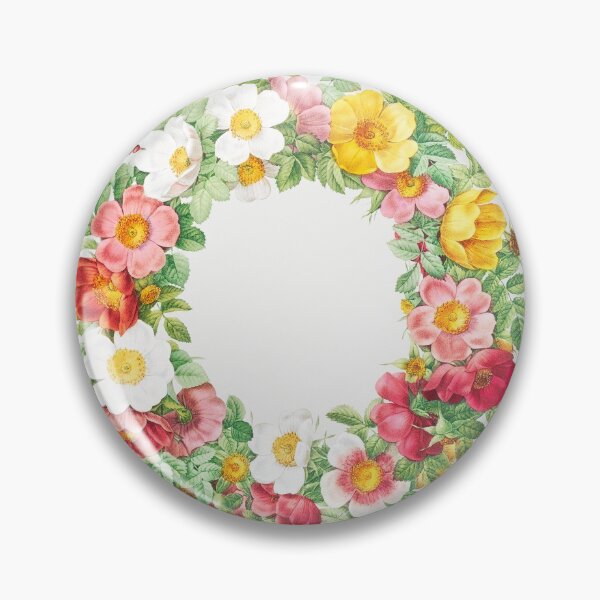 Item preview, Multicolour vintage roses wreath designed and sold by LittleBettyMakes.