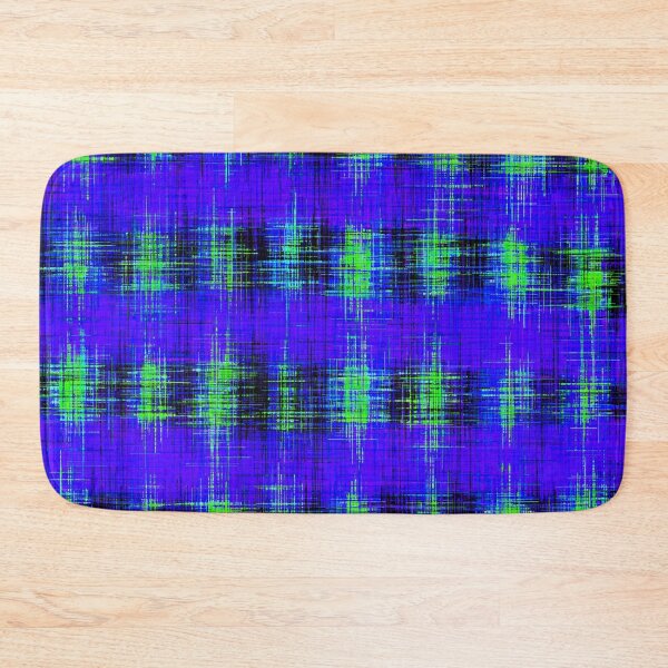Item preview, plaid pattern abstract texture in blue green black designed and sold by Mrvell.