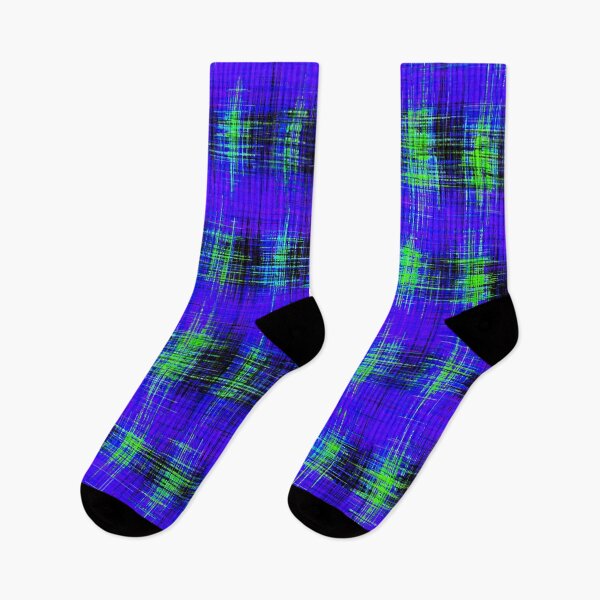 Item preview, plaid pattern abstract texture in blue green black designed and sold by Mrvell.