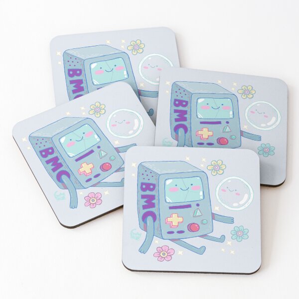 BMO & Bubble Coasters (Set of 4)