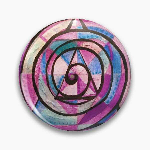 Item preview, Spiral-Triangle-Mandala designed and sold by vickievansart.