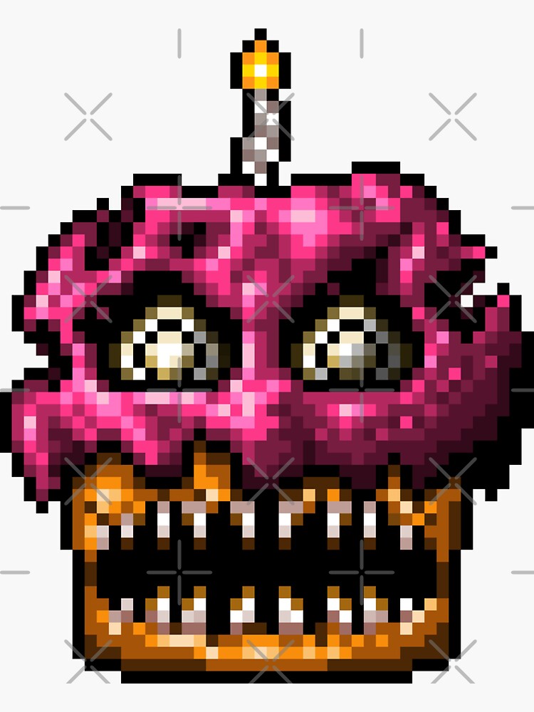 Five Nights at Freddys 4 - Mini Freddy - Pixel art Postcard for