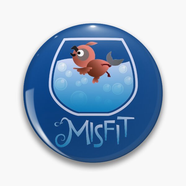Item preview, Misfits - Swimming Bird designed and sold by jpenfield designs.