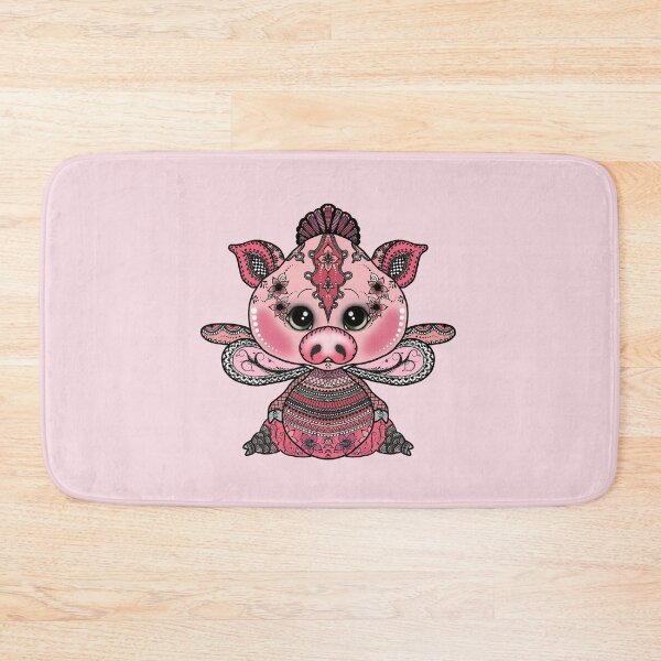 Item preview, Henna tattoo-style Pig designed and sold by wiboandbear.