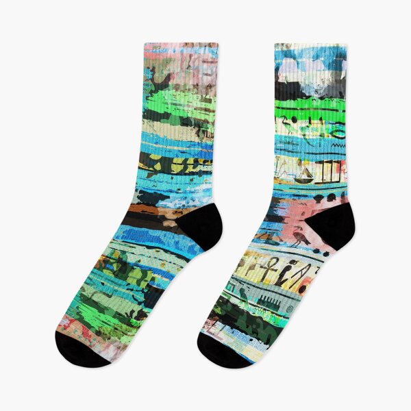 Item preview, Egyptian hieroglyphs on textured background designed and sold by k9printart.