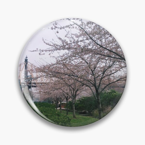 Item preview, Cherry Blossoms Roosevelt Island NYC designed and sold by offdutyplaces.