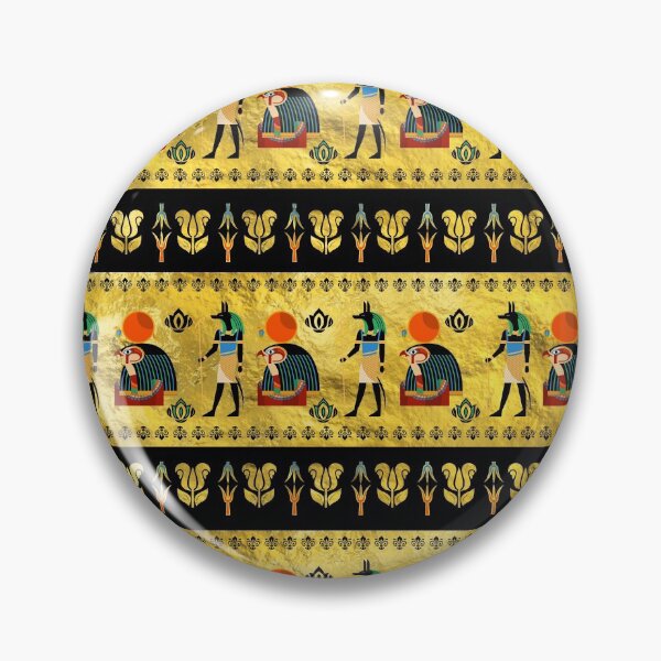 Item preview, Egyptian  Ornament Symbols Pattern designed and sold by k9printart.