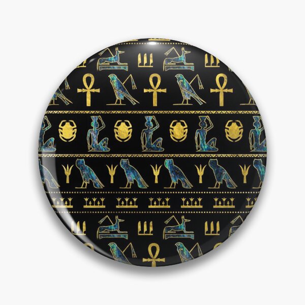 Item preview, Egyptian  Ornament Symbols Pattern designed and sold by k9printart.