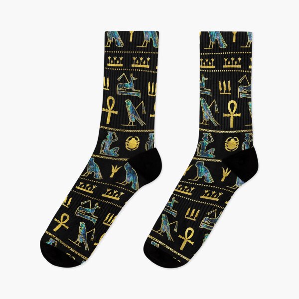 Item preview, Egyptian  Ornament Symbols Pattern designed and sold by k9printart.