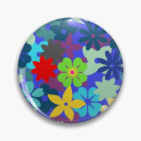 Item preview, Flower Dreams (blue background) designed and sold by K3DreamKreations .