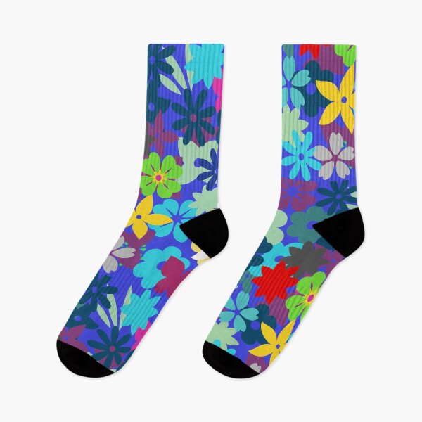 Item preview, Flower Dreams (blue background) designed and sold by K3DreamKreation.