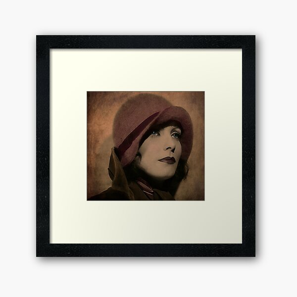 Greta Garbo Framed Art Print