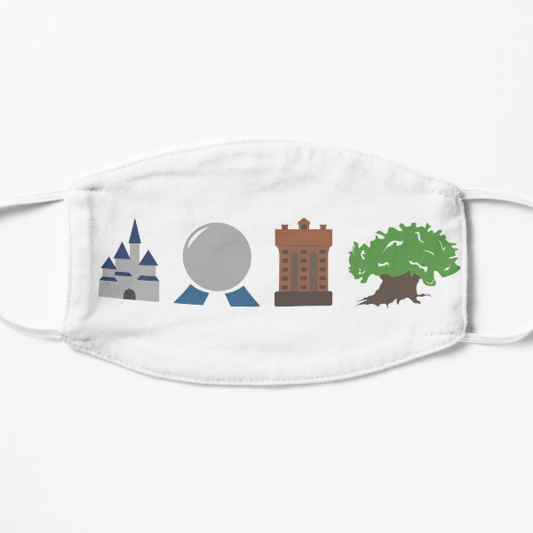 The Four Parks of Magic Flat Mask